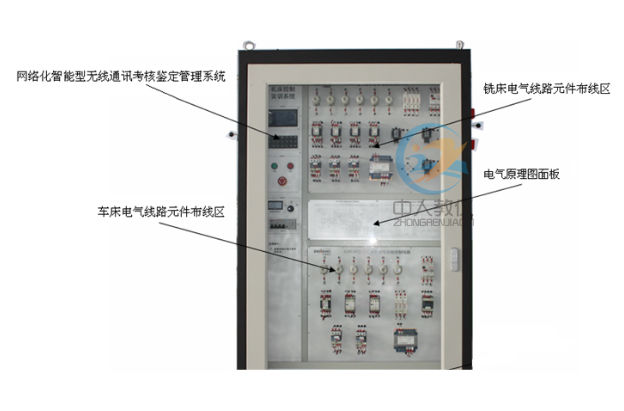 智能型四合一機床電氣技能實訓考核裝置,機床電氣培訓操作臺11
